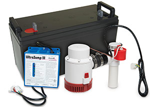 a battery backup sump pump system in St Shotts