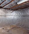 An energy efficient radiant heat and vapor barrier for a Pouch Cove basement finishing project
