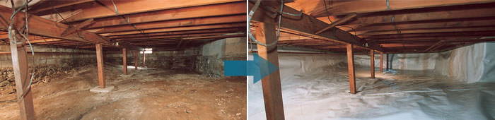 Crawl Space Repair in NL, including Deer Lake, Gander & Corner Brook.